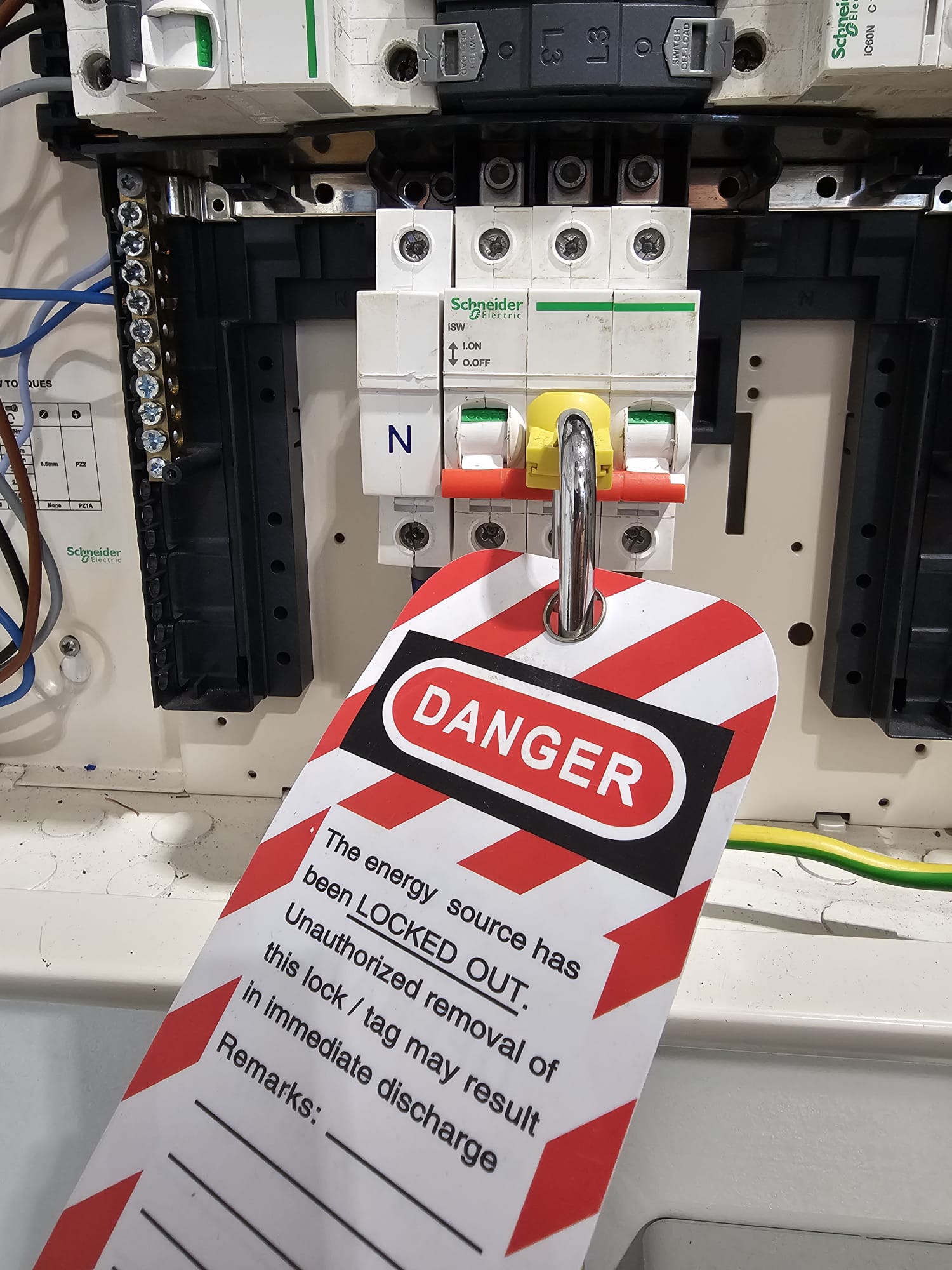 Safe Isolation of Electrical Installations